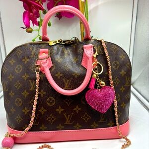 Auth Louis Vuitton Alma PM Crossbody Bag